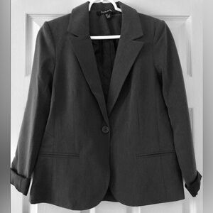 🩶 NEW CLASSIC FIT DARK GREY BLAZER